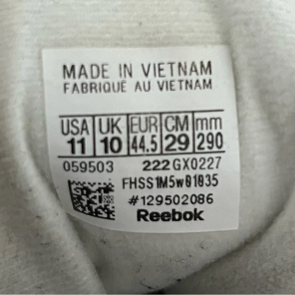 Reebok Question Mid White Pearlized Blue Toe - Allen Iverson - Size 11 GX0227 - Picture 15 of 15